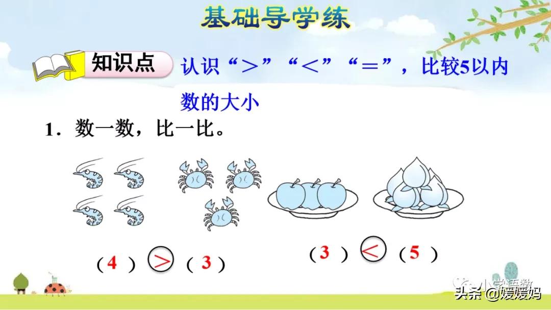 一年级比大小最大能填几练习题,一年级数学比大小怎么教