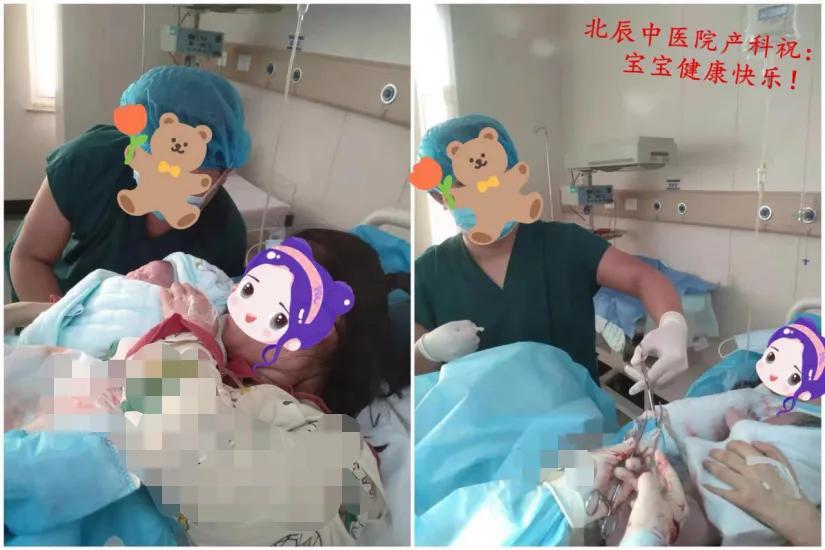 陪伴分娩照片,几张图片告诉你生二胎的区别