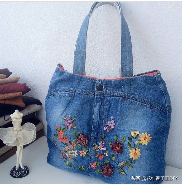旧牛仔裤改造手工制作大全,旧牛仔裤不要扔教你废物大改造