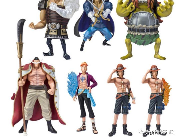 海贼王布鲁克模玩图鉴,海贼王白胡子模玩