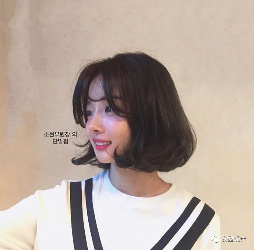 八大网红刘海短发,无刘海短发发型女