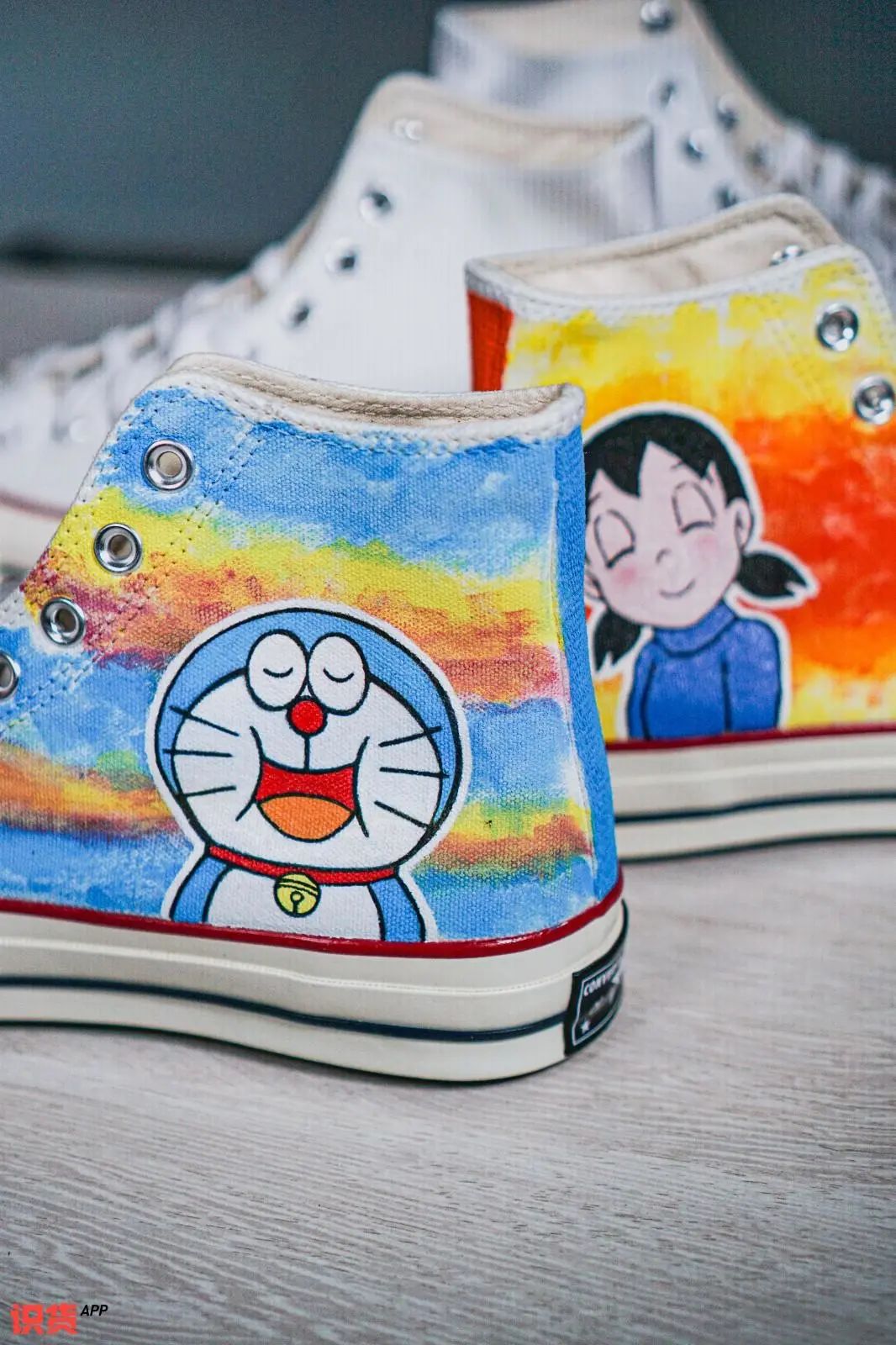 哆啦a梦联名鞋子帆布鞋,愿望成真哆啦a梦