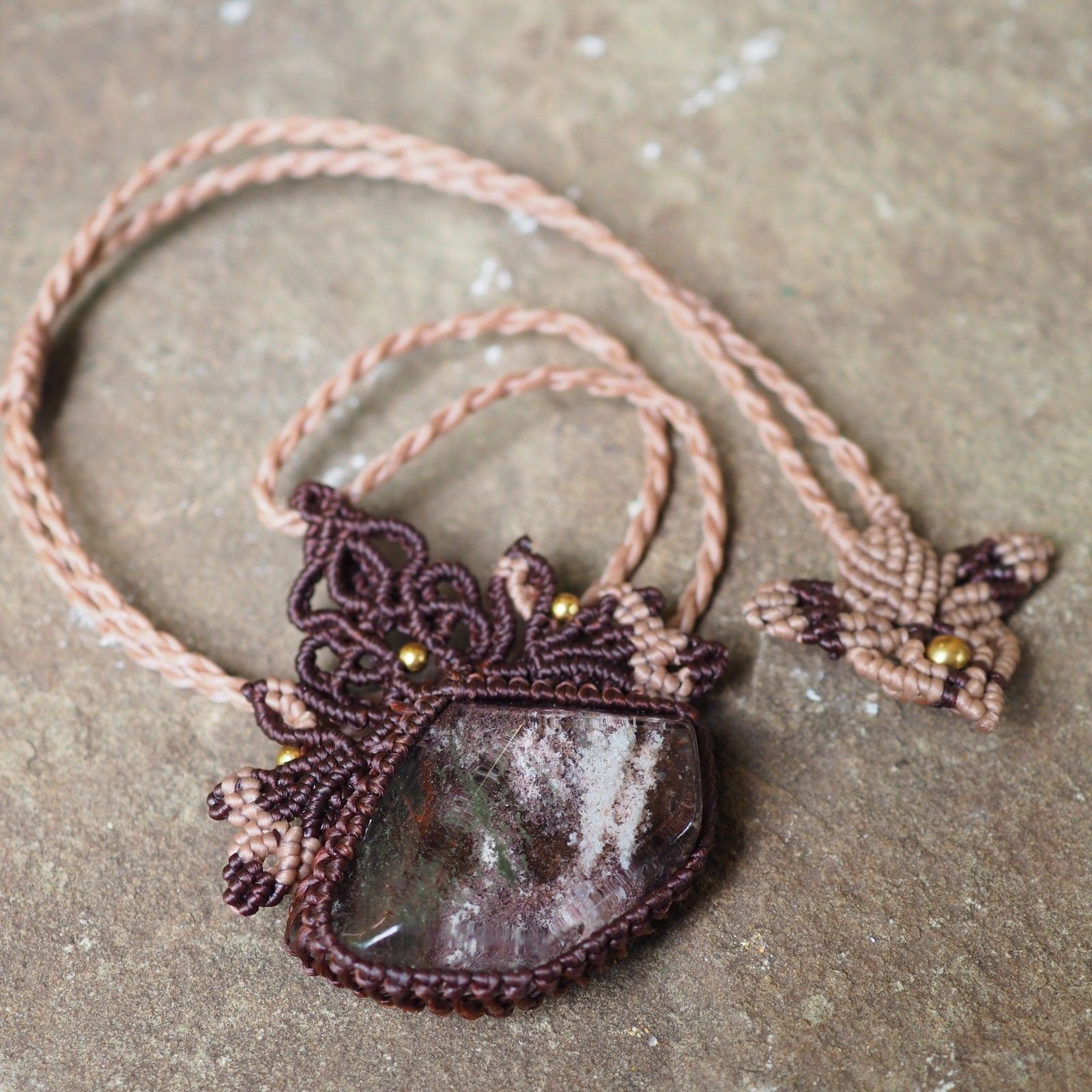 中国结镂空圆珠,中国结包珠项链