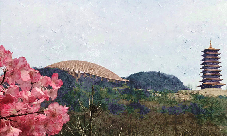 春至牛首，世凹春妆，画中徜徉，处处诗章-游南京江宁世凹桃源