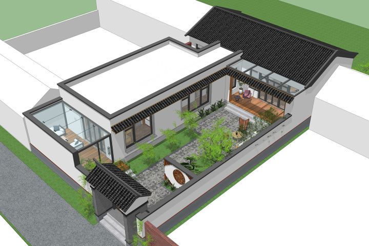 10000平新中式大户型合院别墅,还有哪些值得推荐的中式别墅