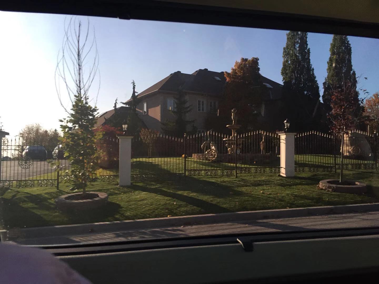 深秋加拿大摄影,深秋的天空特别美