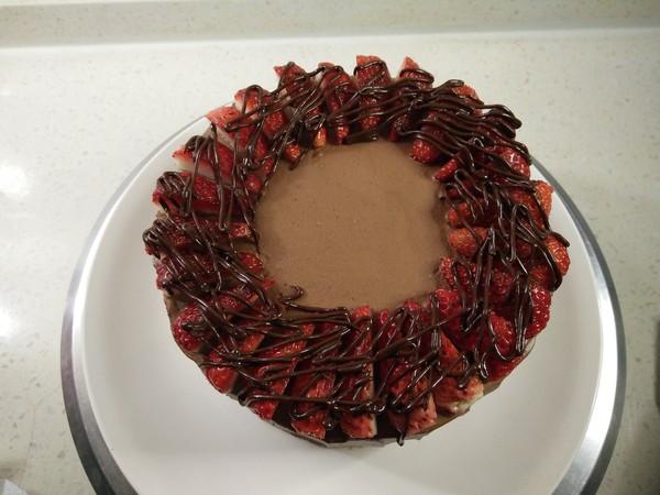 甘纳许蛋糕的家常做法,甘纳许巧克力奶油蛋糕的做法