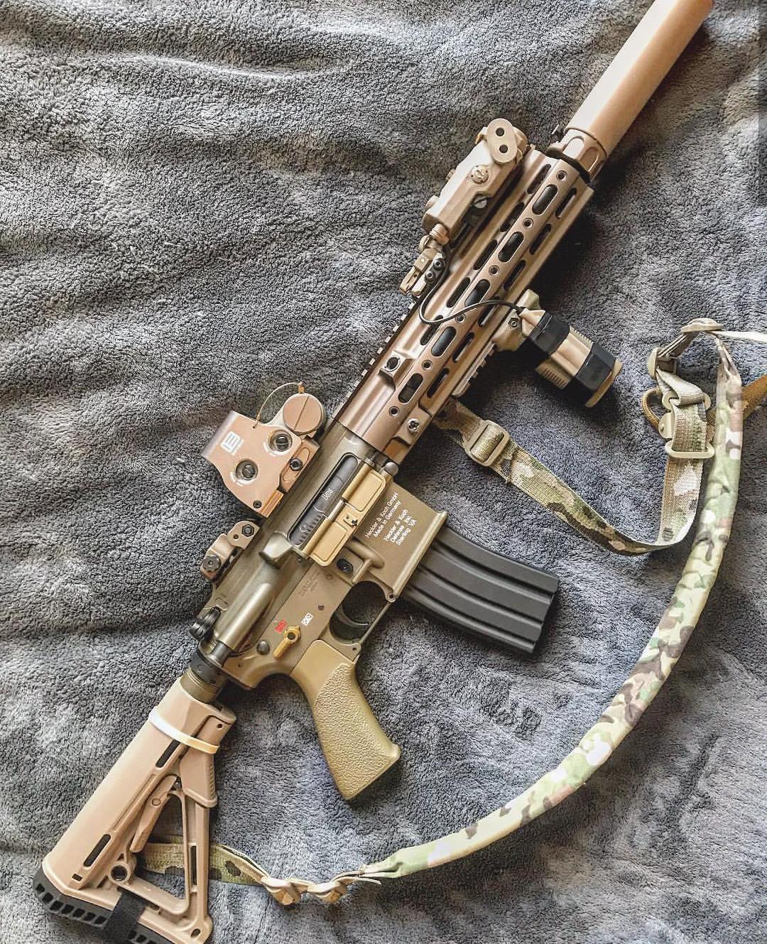 美军hk416和mk18,美军为什么喜欢用hk416