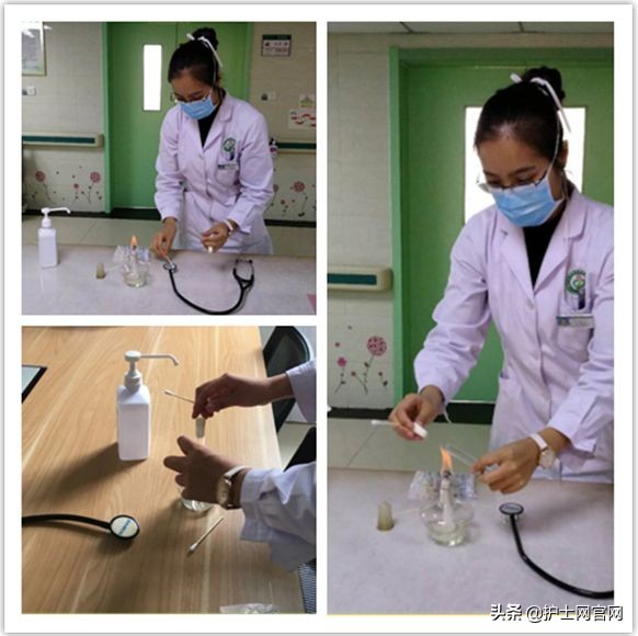 护士长，你们科室的听诊器膜消毒了吗？