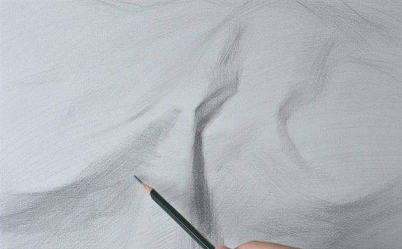 衬布的素描画法,衬布素描画法校考