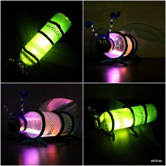 元宵节冰墩墩拿着小灯笼手工制作,能点灯的元宵节手工兔子小花灯