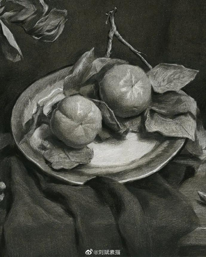 刘斌素描技法用的绘画材料,刘斌素描用的什么笔