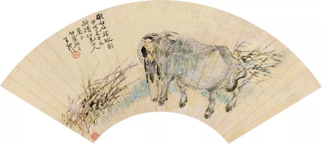 布局精妙的写意花鸟画,中国花鸟画有一种典型的构图方法