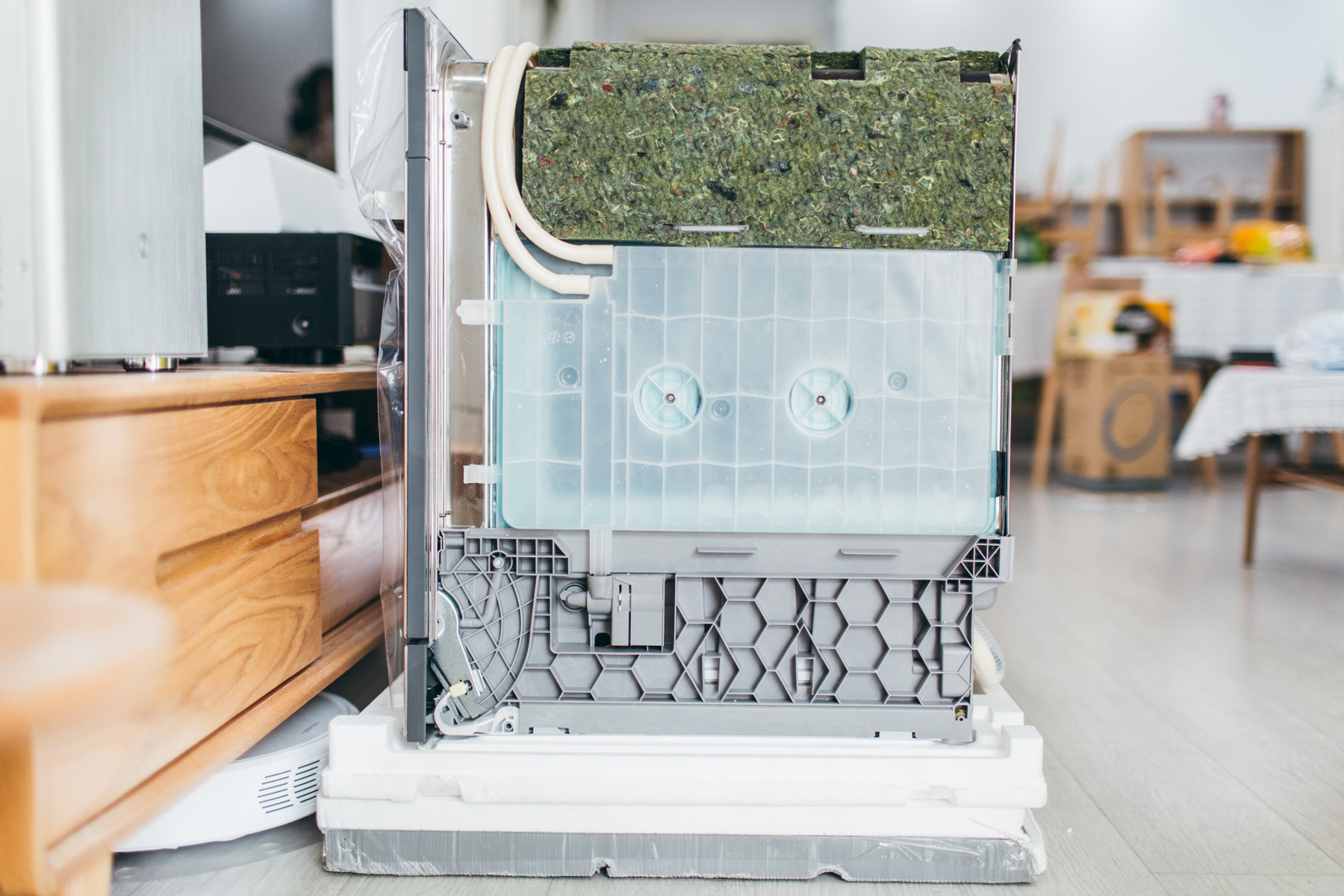 西门子嵌入式洗碗机怎么样拆装,嵌入式西门子洗碗机安装效果