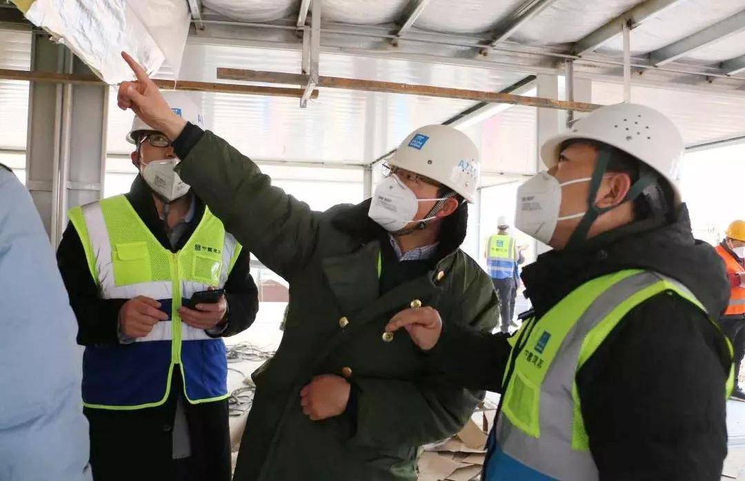 中建三局西安市公共卫生中心项目,西安市公共卫生中心项目施工现场