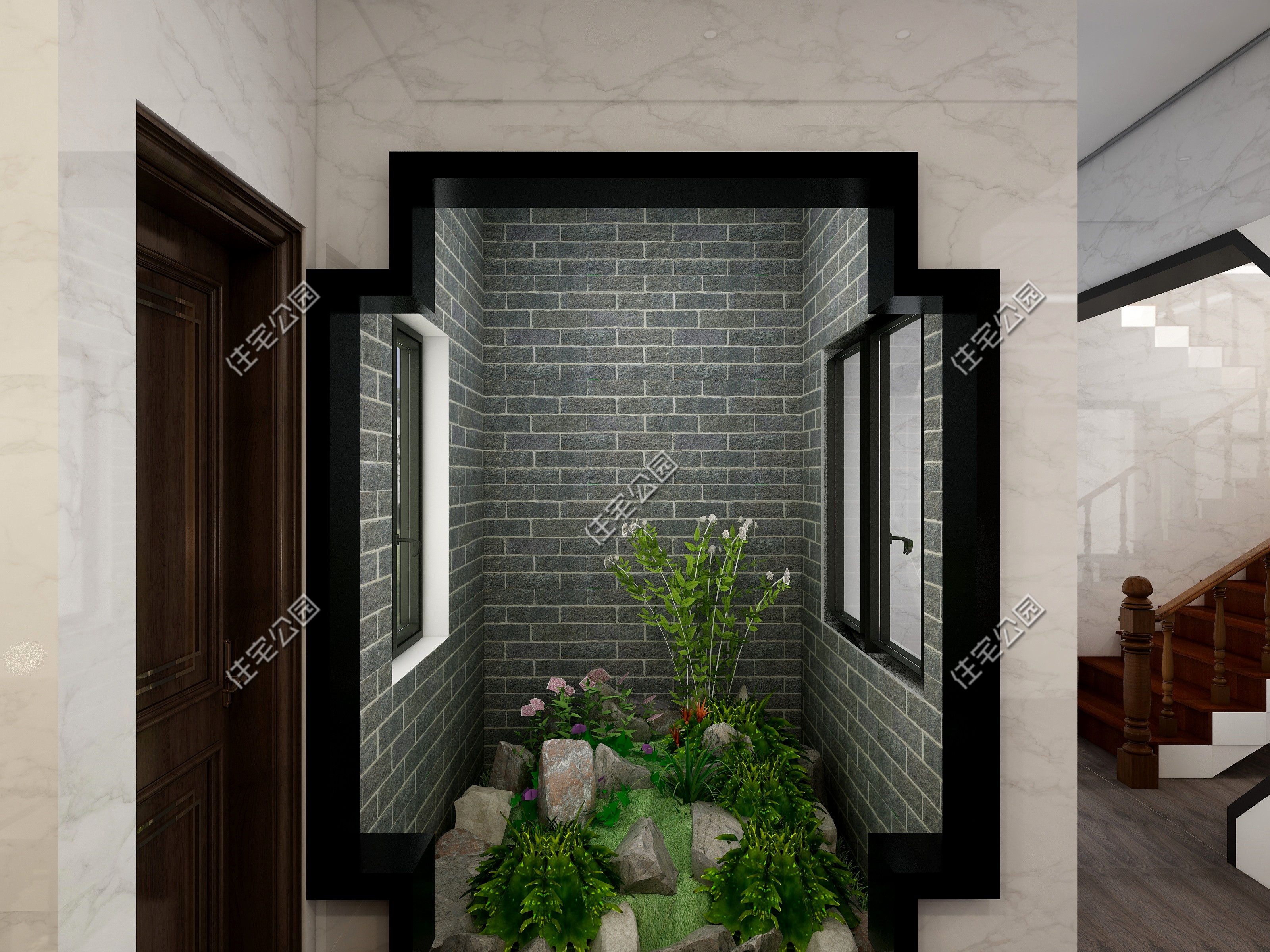 农村自建瓦房简单实用户型,农村盖房露台设计