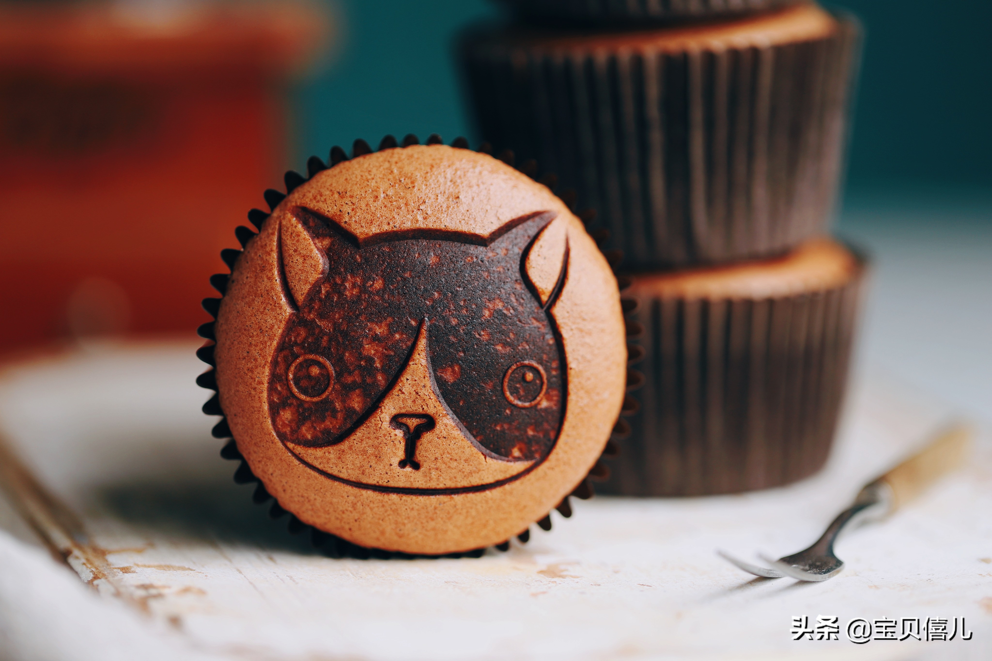 柔软细腻不开裂不回缩纸杯蛋糕,可可酸奶杯子蛋糕的做法