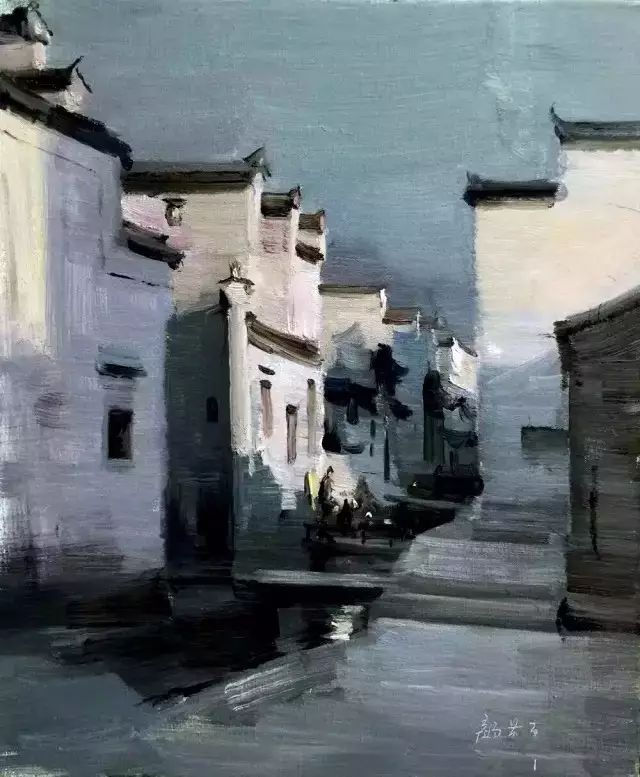 优秀的色彩风景写生作品,下乡风景速写写生教程