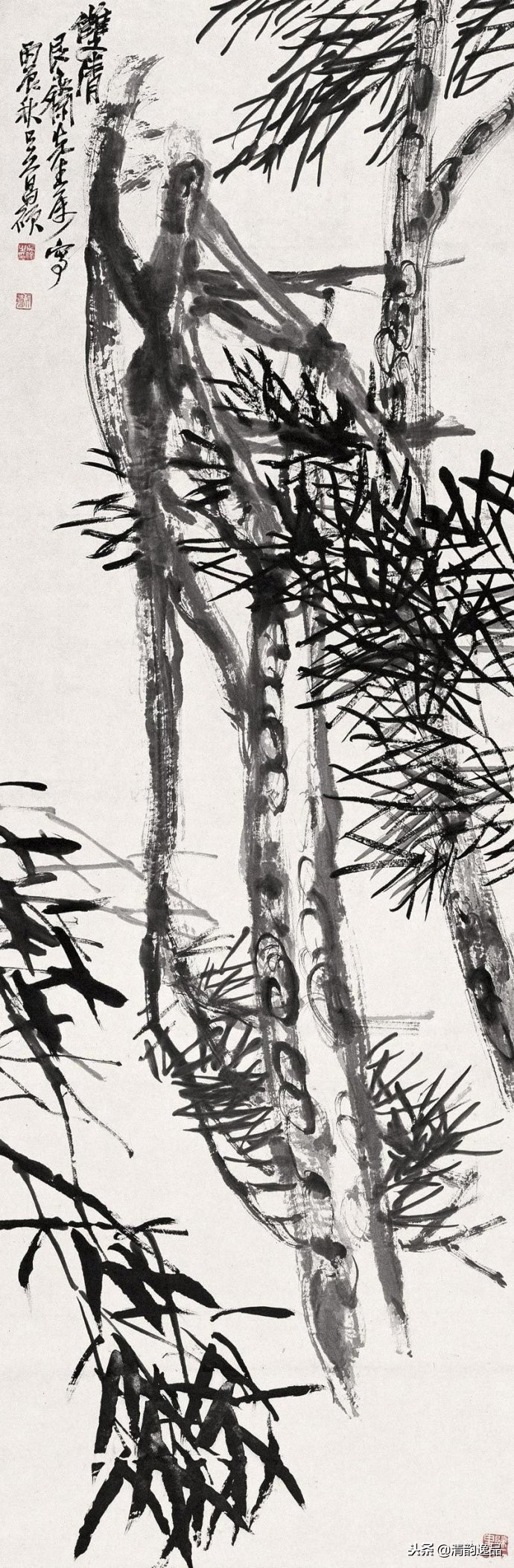 一代宗师吴昌硕作品欣赏,吴昌硕花鸟技法讲解