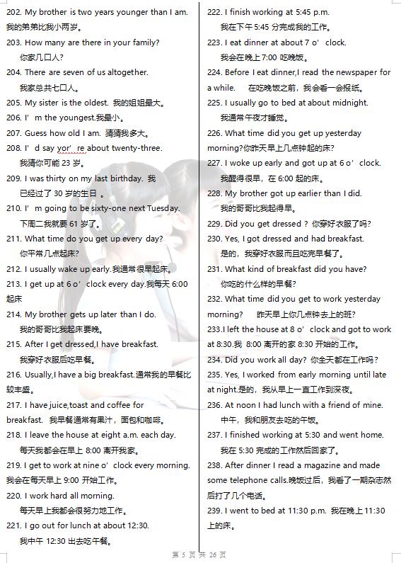 外教英语日常口语1000句,外籍老师日常生活用语视频合集