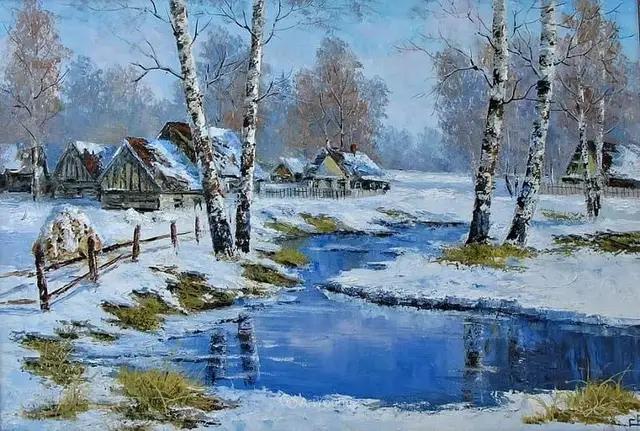 冬天的白桦林视频,冬天的白桦林美景