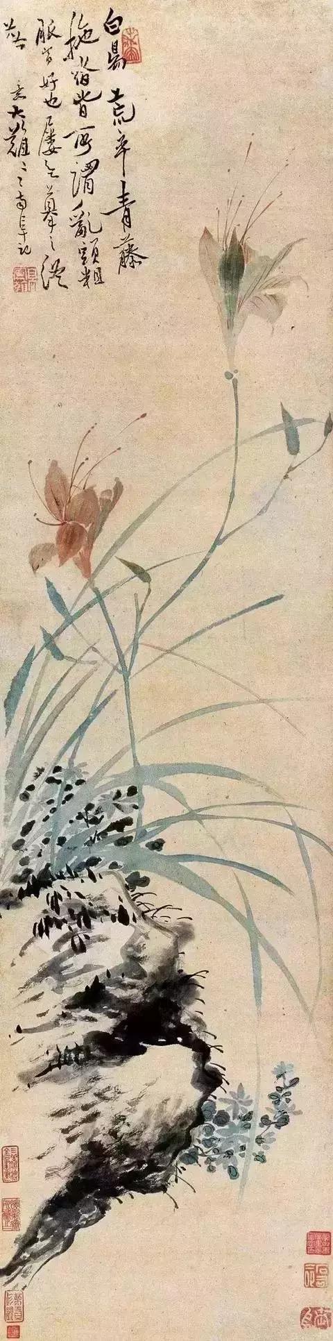 最漂亮的24尺写意兰花图片,最全历代名家兰花图看了还想再看