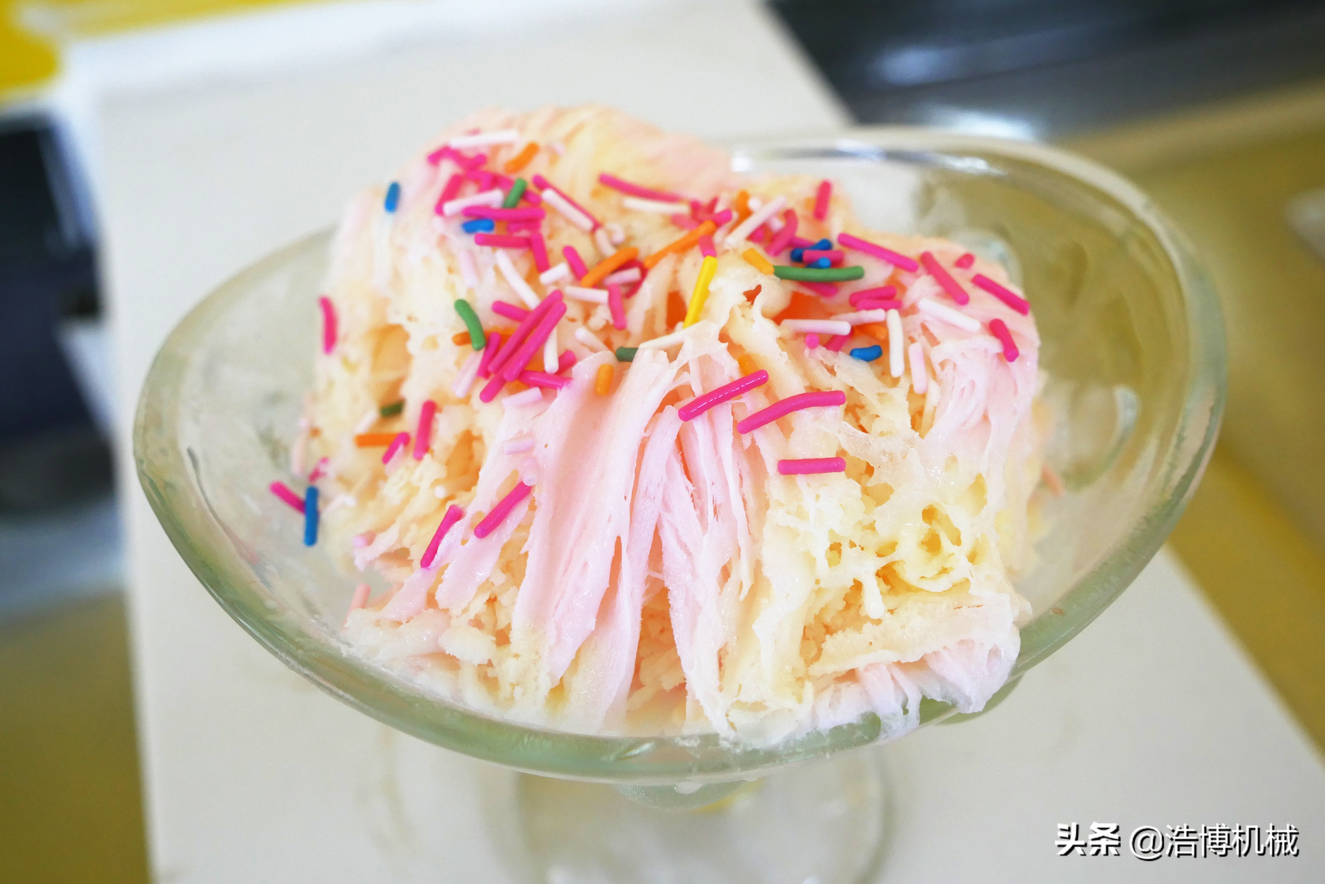 绵绵冰做出来容易化,绵绵冰如何制作不会有冰渣