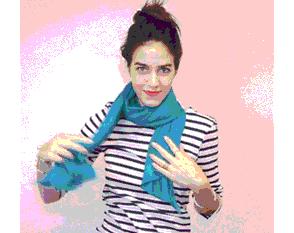 秋冬围巾超好看又时髦的系法,紫小妮秋冬围巾八种系法