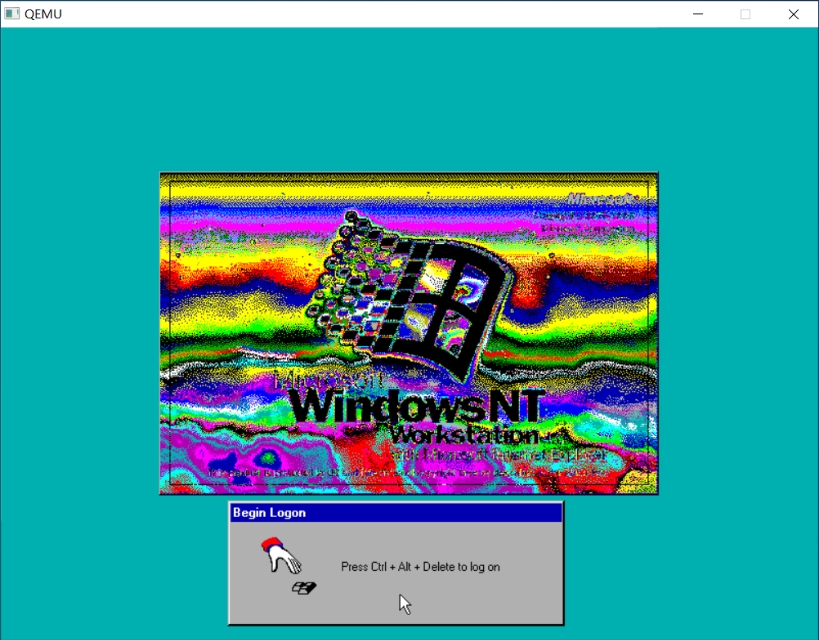 QEMU安装WINDOWSNT4.0MIPS版本