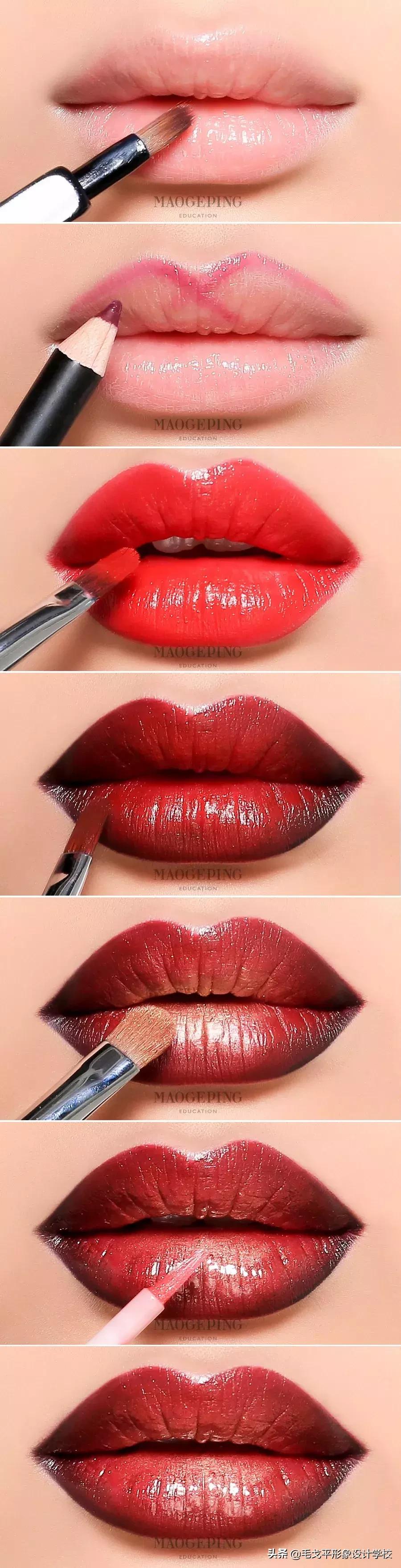 怎么画唇型口红才好看,买了口红不知道怎么涂