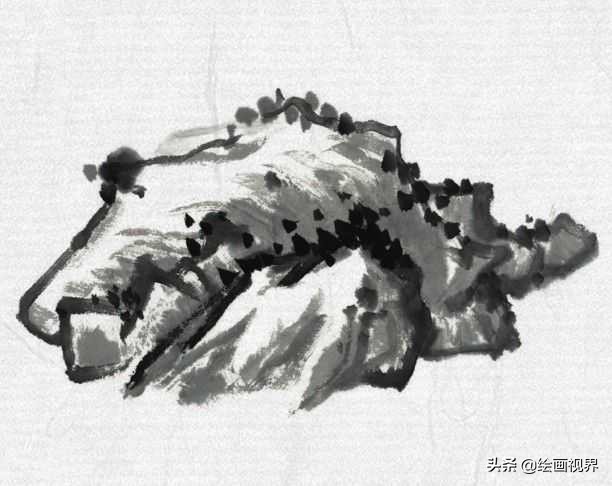 山水画中的山的画法技巧,山水画中的山石结构及基本技法