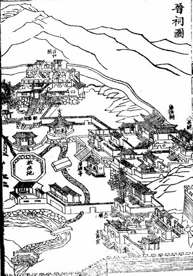 清朝时期的太原,太原市清朝时期地图