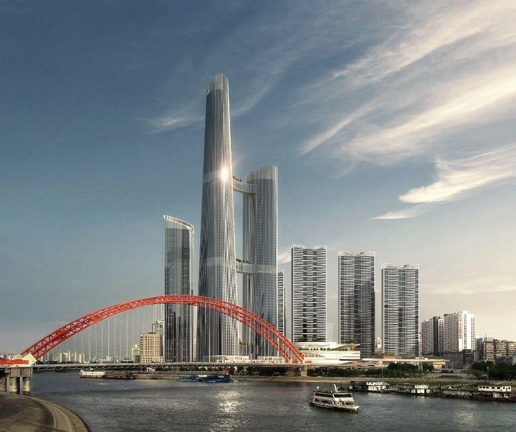 武汉400摩天高楼集合,武汉900米的高楼大厦