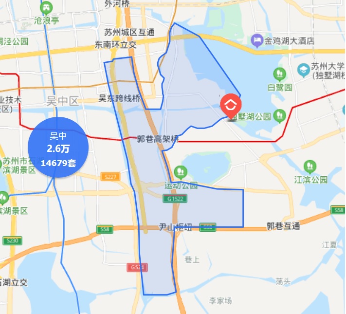 乞丐版尹山湖，工业园区上班族最后的上车地，郭巷板块有前途吗