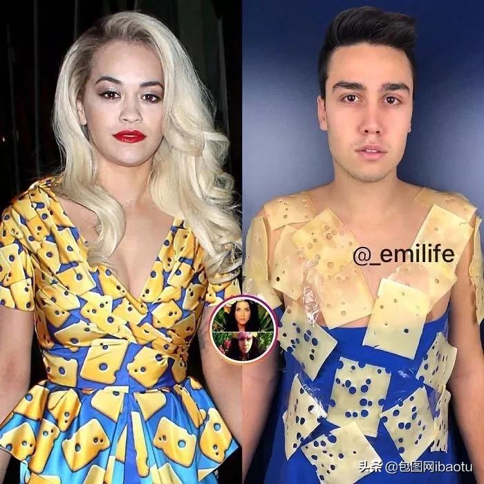 小哥cos垃圾袋,垃圾袋小哥cos