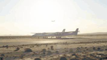 微软研发世界上最大商用飞机,世界最大飞机试飞