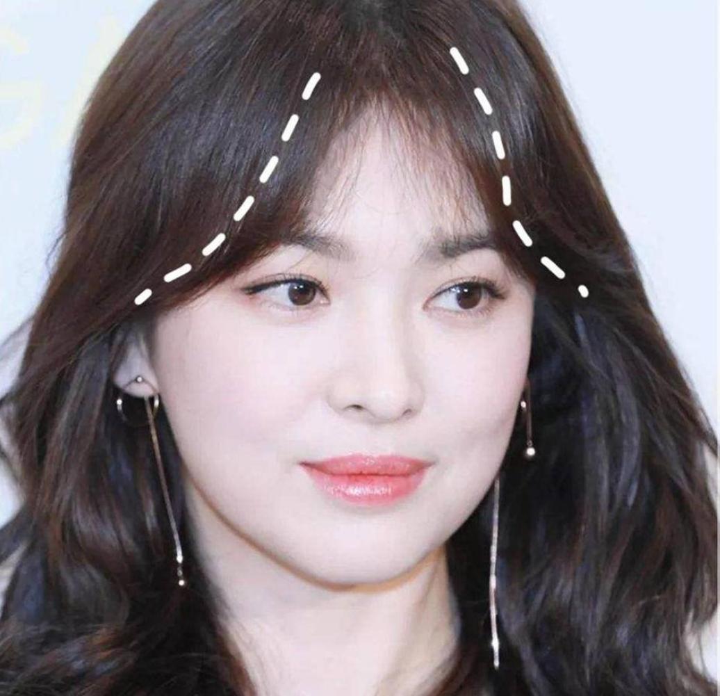 大脸盘适合什么样式的刘海,大脸妹子也能驾驭的八字刘海