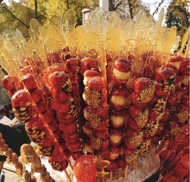 最好吃的糖葫芦探店,芜湖草莓糖葫芦哪家好吃