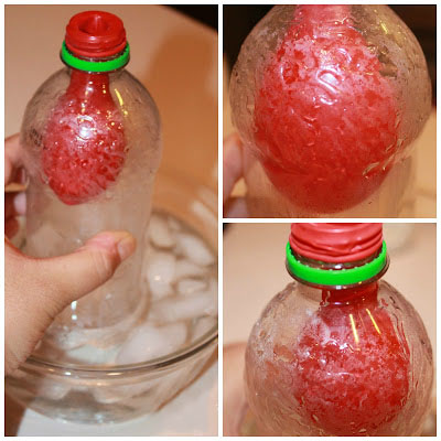 气球套瓶子科学小实验,用塑料瓶和气球变废为宝做成玩具