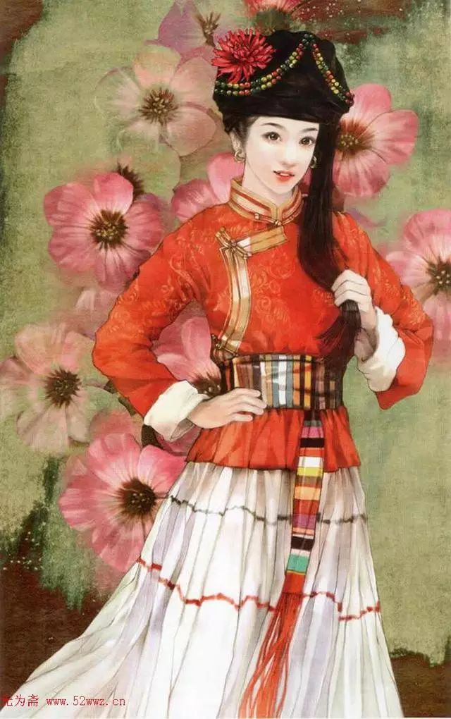 古代女性人物画欣赏,古代四大美女画欣赏图