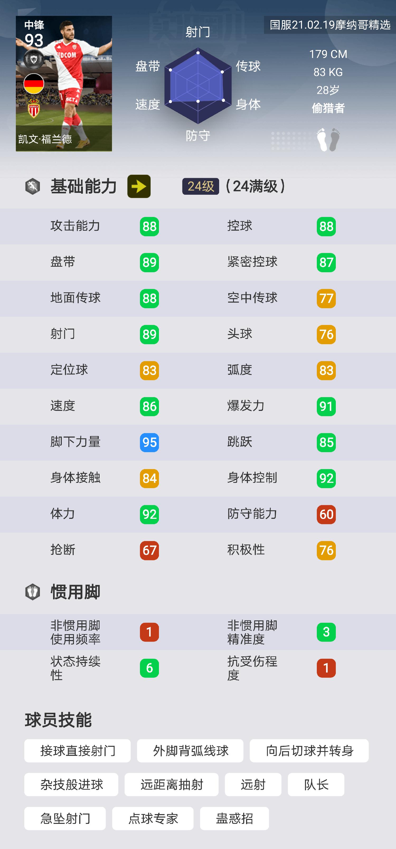 实况足球巴黎欧冠阵容,实况足球巴黎对摩纳哥