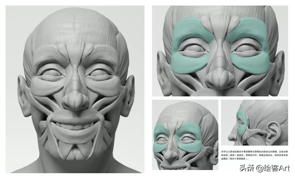 如何把立体图形画逼真,立体脸部画教程简单