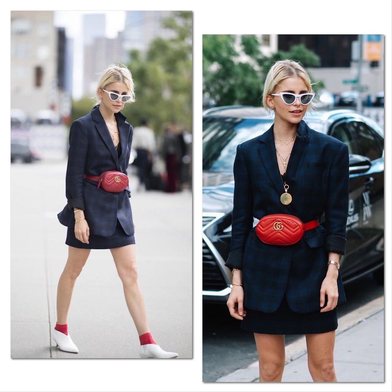 大衣配的包包,穿大衣腰包怎么背