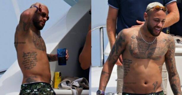 内马尔变胖后有腹肌吗,内马尔变胖对比图