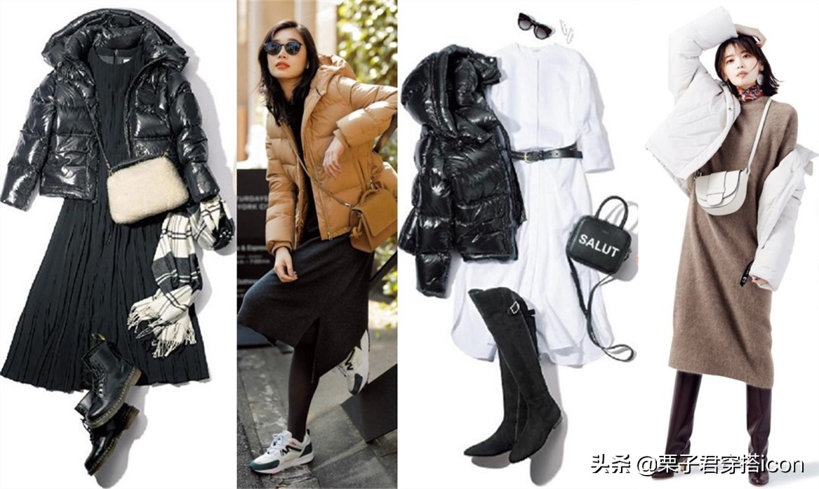 凛冬将至穿搭,短款羽绒服秋冬高级感穿搭
