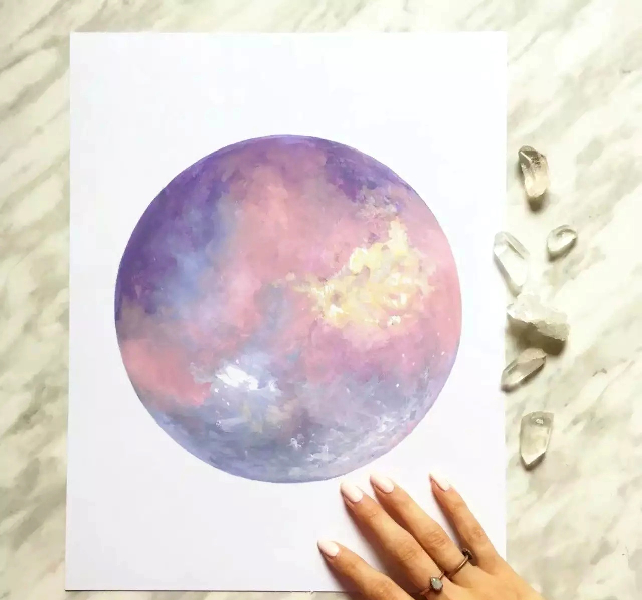 画中秋节的月亮怎么画,画太阳白云星星月亮彩虹怎样画