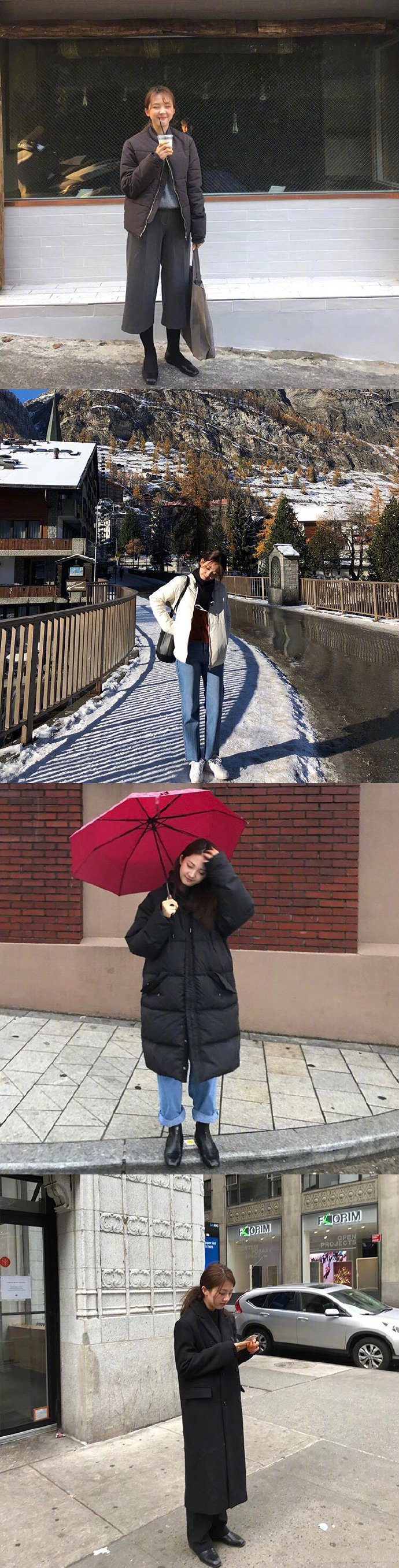 韩国小姐姐春季穿搭look,韩国小姐姐日常穿搭写真