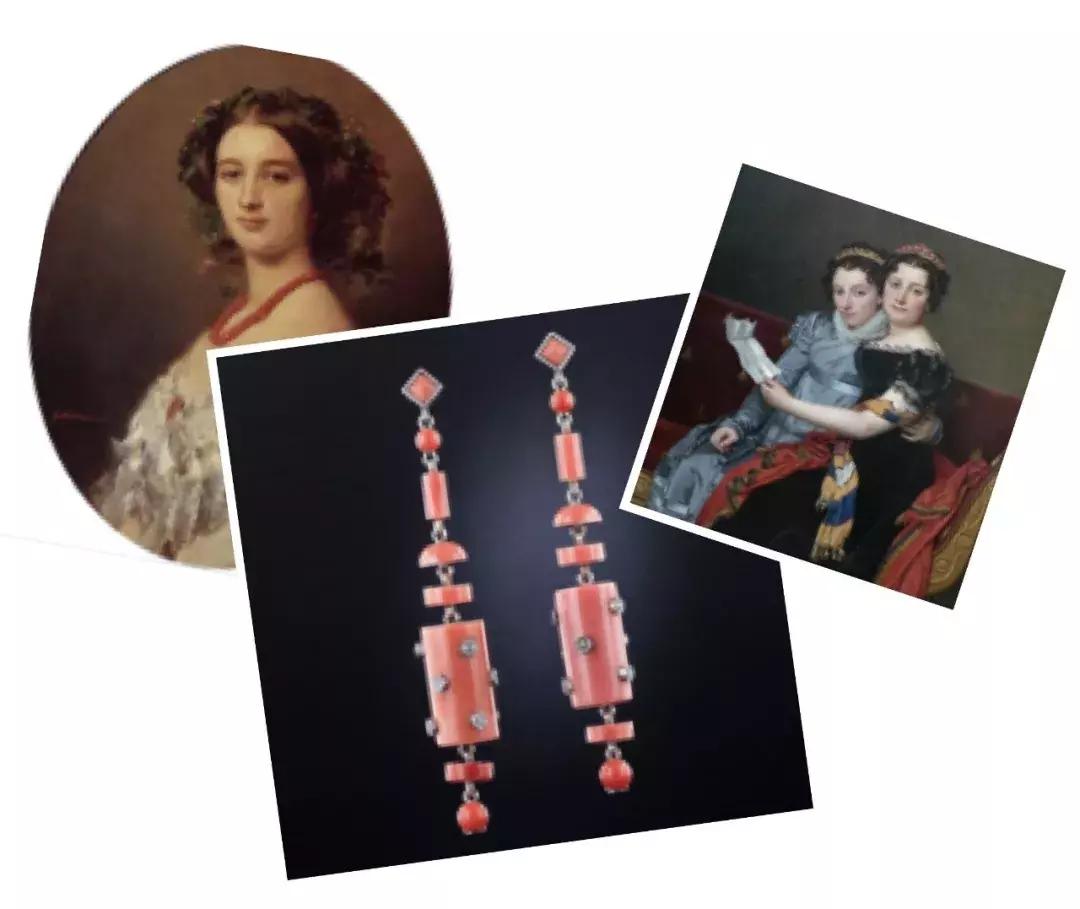 粉色珊瑚珠宝,珊瑚彩色珠宝