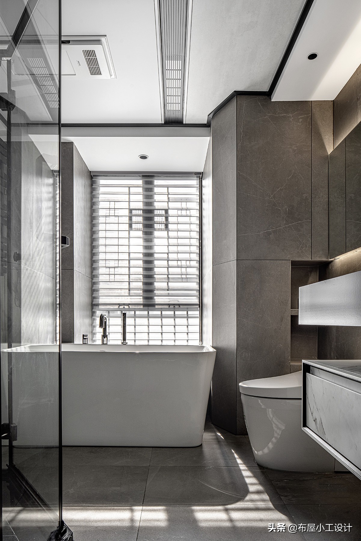 极简原木风别墅胡桃木,极简胡桃木风格全屋效果图