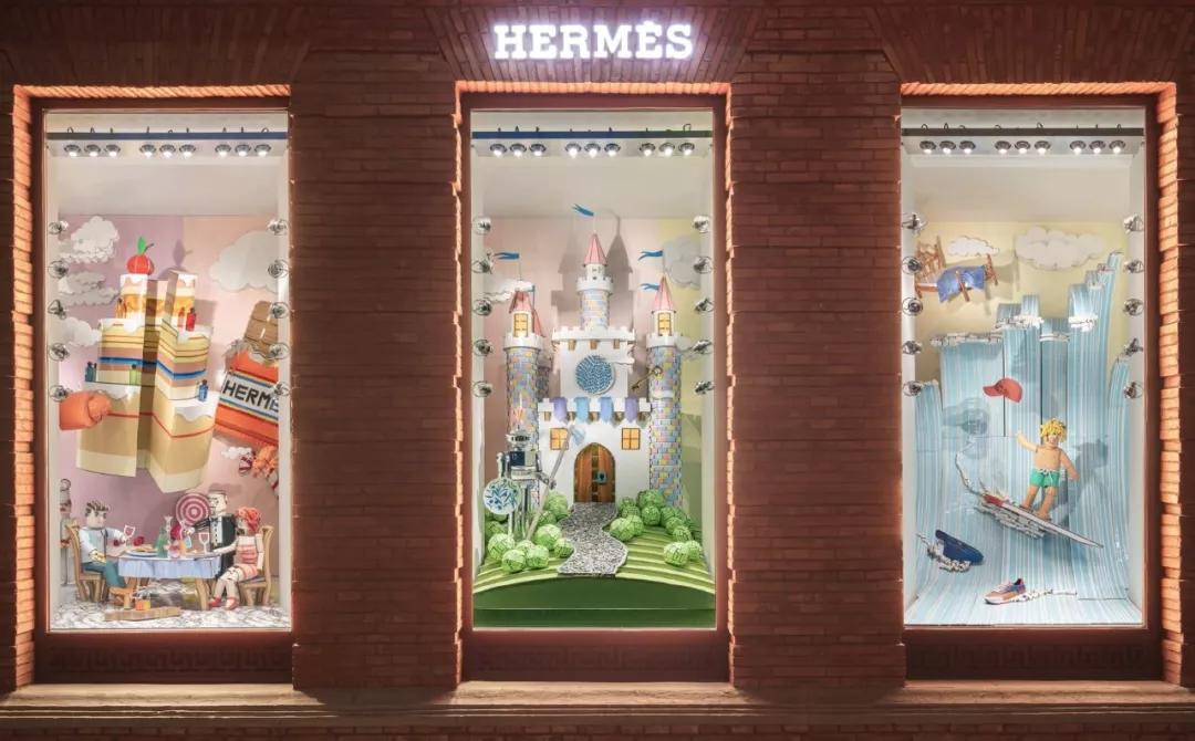 看Hermès、LV、Gucci...如何玩转圣诞橱窗